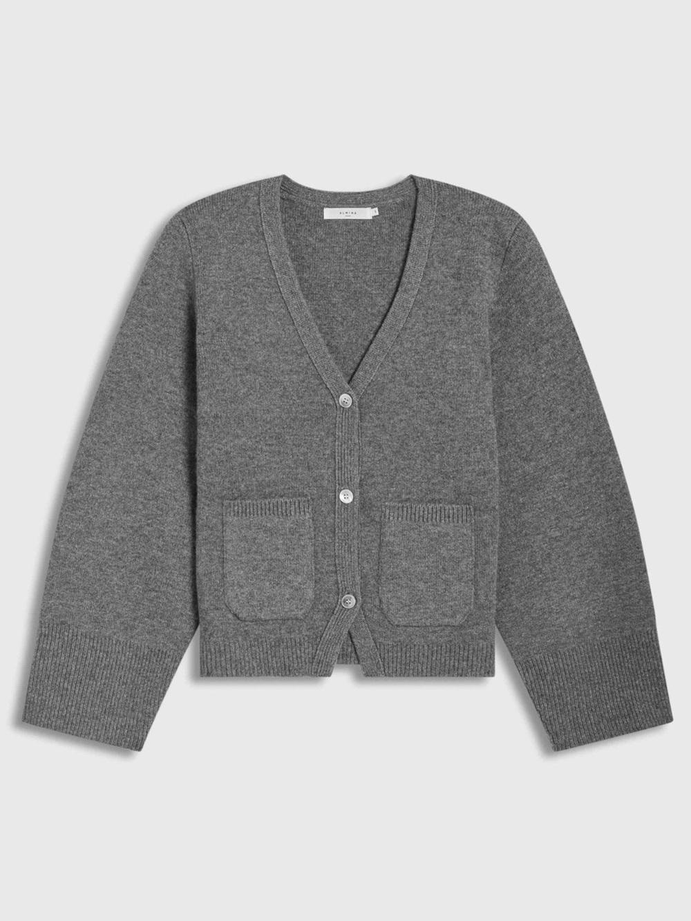 Almina Concept V Neck Cardigan Grey Size Small NWOT